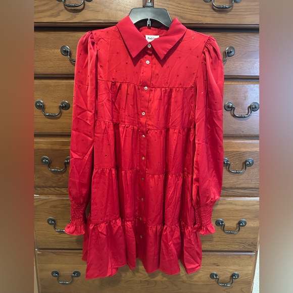 Peach Love California Dresses & Skirts - NWT red dress